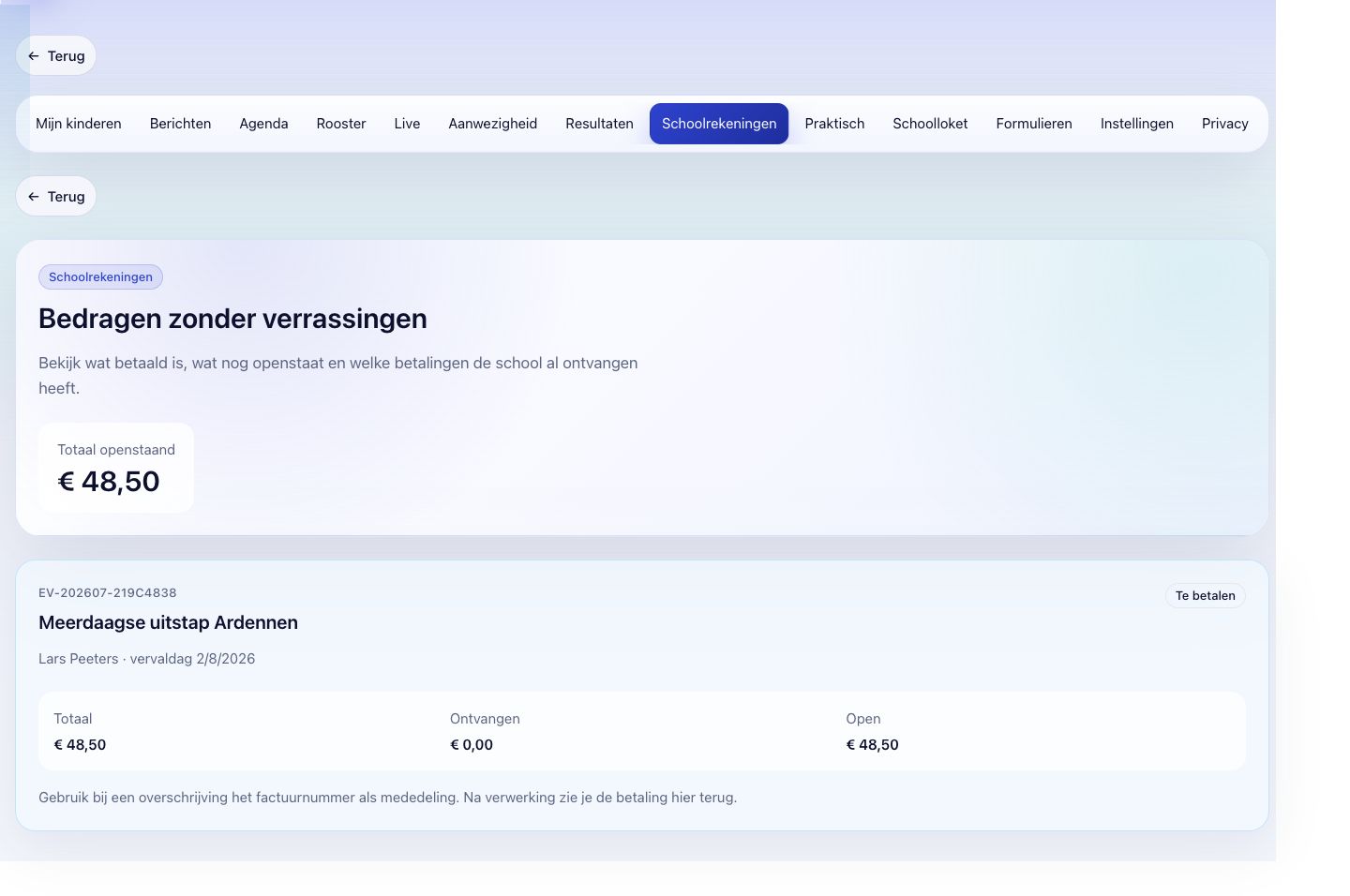Van directie tot ouder